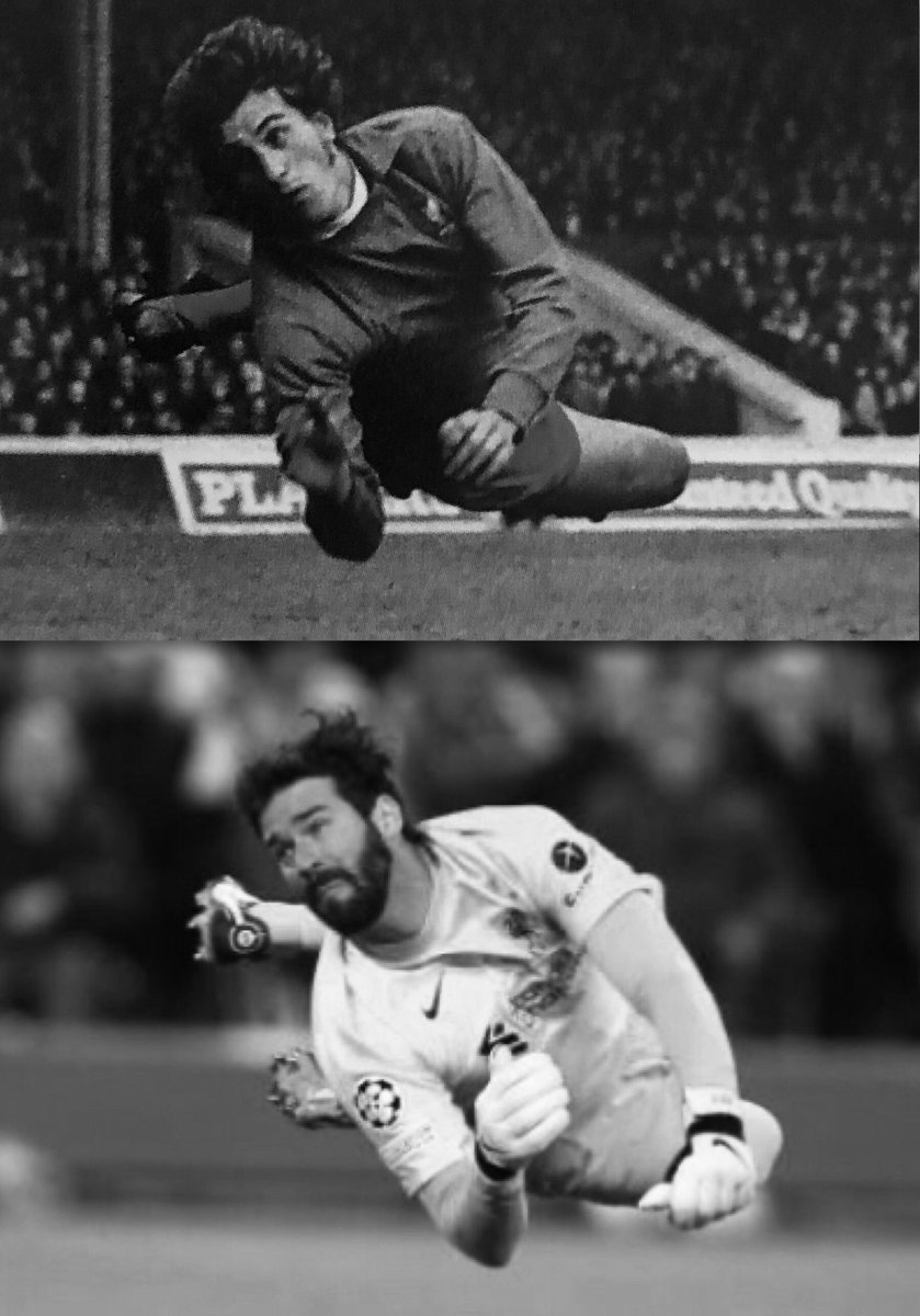 CLEMENCEofENGLAND (@clemenceofengl1) on Twitter photo Two photographs 50 years apart but the similarity between <a href="/LFC/">Liverpool FC</a> goalkeepers <a href="/RayClem1/">Ray Clemence</a> and <a href="/Alissonbecker/">Alisson Becker</a> is there for all to see Two photographs 50 years apart but the similarity between <a href="/LFC/">Liverpool FC</a> goalkeepers <a href="/RayClem1/">Ray Clemence</a> and <a href="/Alissonbecker/">Alisson Becker</a> is there for all to see