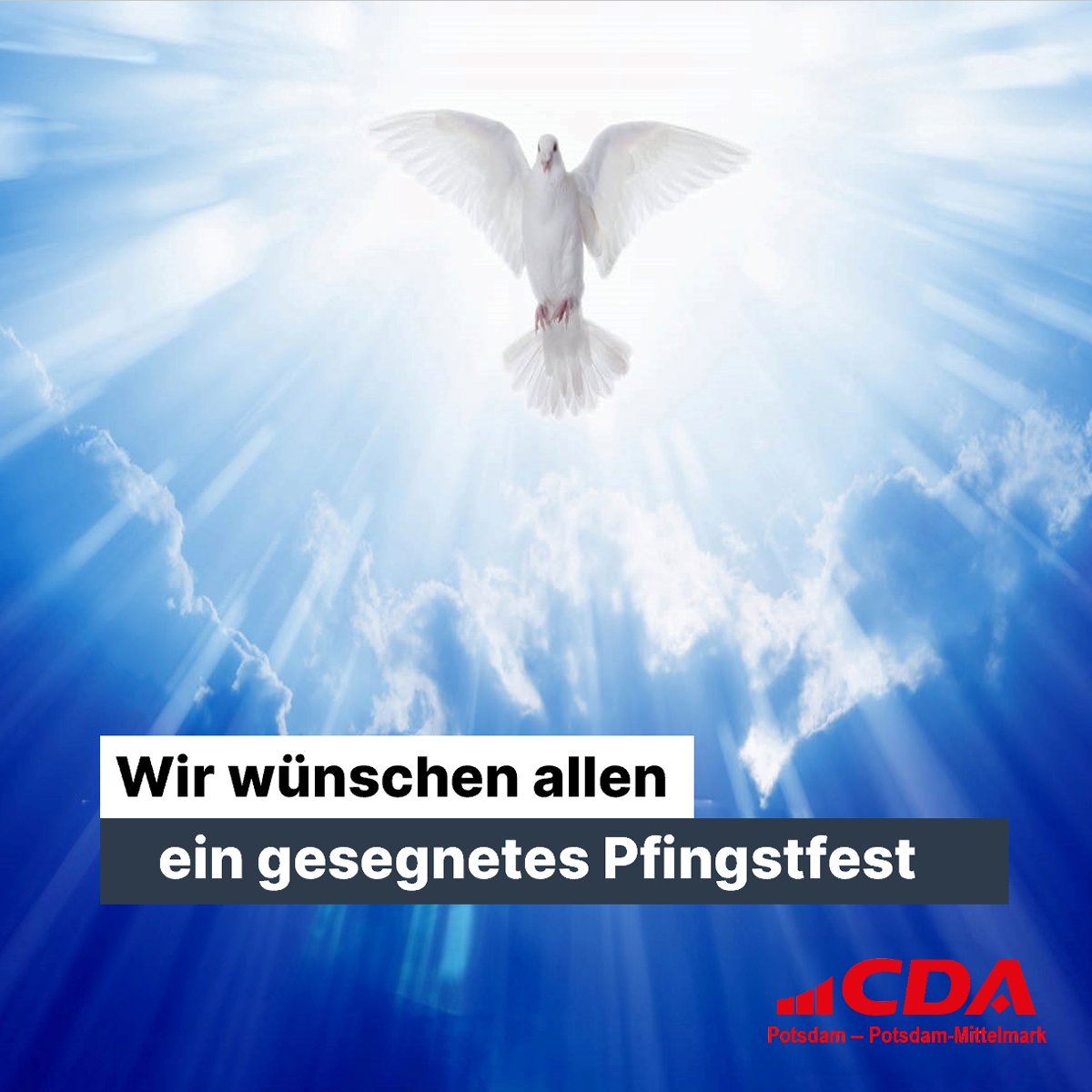 Wir wünschen allen ein gesegnetes #Pfingstfest und erholsame Tage.