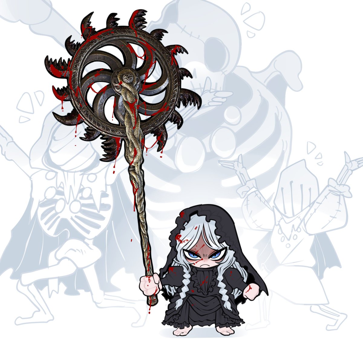 A tiny, violent brute doll