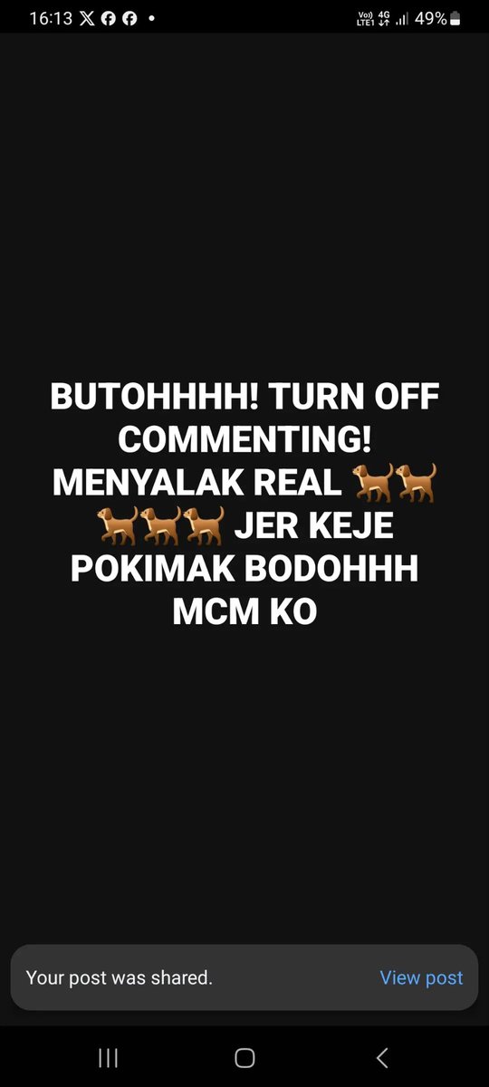 BUTOHHHH! GTHHHHH PUIII 🖕🖕🖕🖕🖕🖕🖕🖕🖕