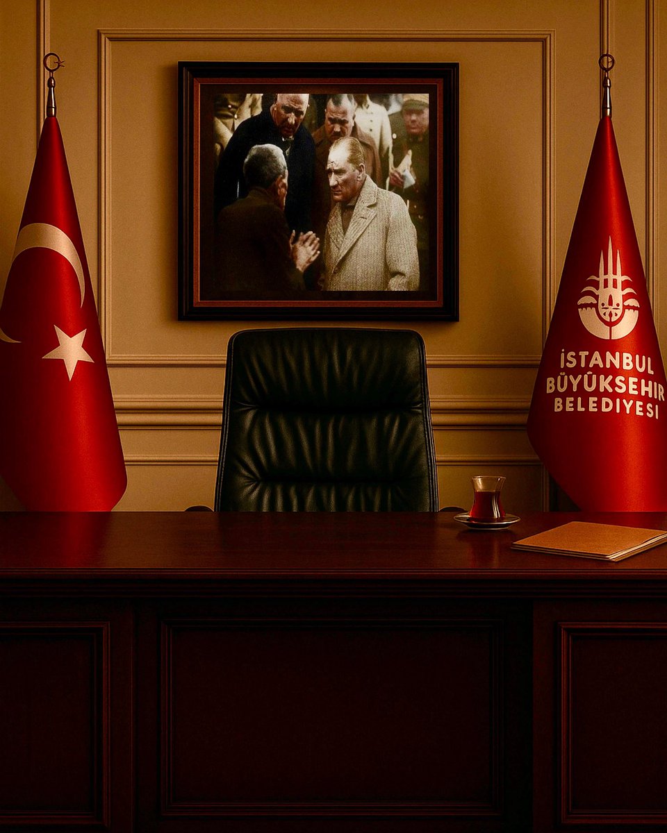 Bu koltuğun sahibi, yol arkadaşım, Cumhurbaşkanı adayımız bugün Silivri zindanında.

Bu bayram adalet tutsak, millet iradesi esaret altında…

Ancak döner devran, hiçbir zulüm sonsuza kadar sürmez.

Eninde sonunda milletin dediği olur.

Milletin dediği, Ekrem İmamoğlu’dur.