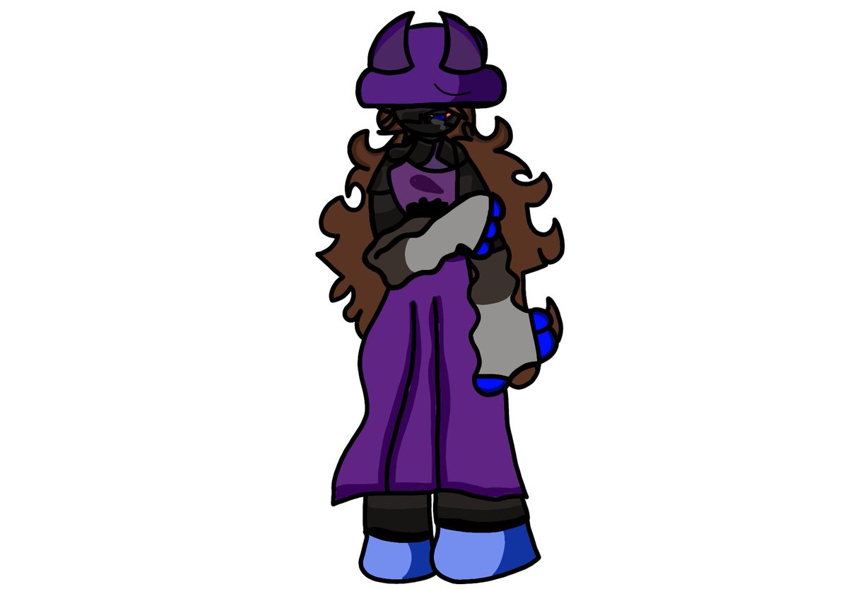 SabinaHora19763's tweet image. (Twenty-eight time posting here!) My drawing of my persona, Sabrina in Dandy's World! (Sabrina in Dandy's World version was made by me!)
