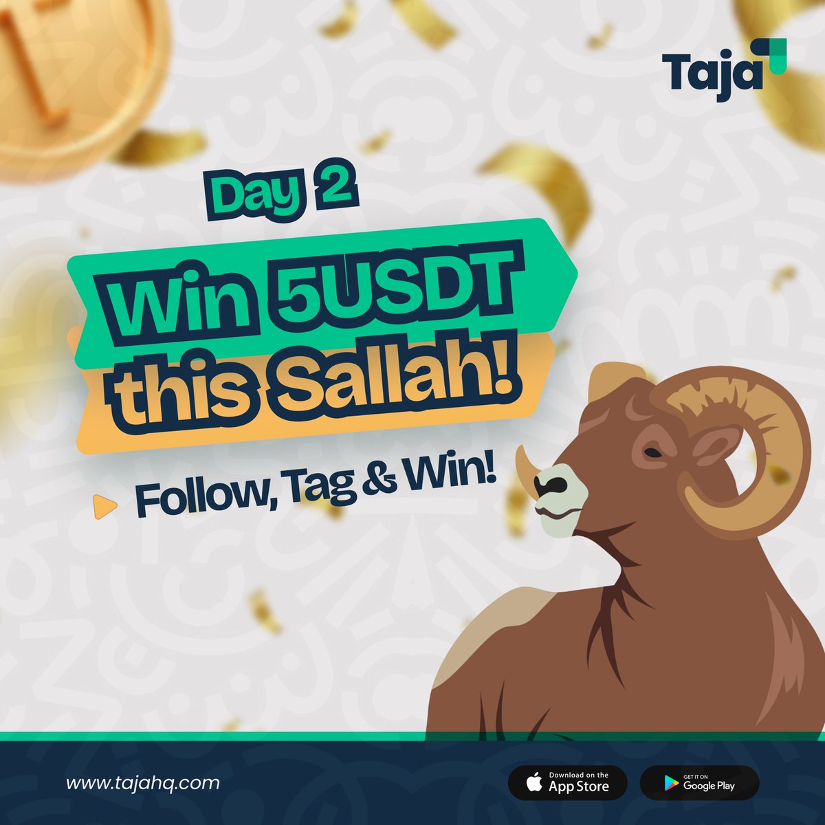 Taja_hq's tweet photo. Still haven’t entered the Sallah giveaway? There’s still time. It’s DAY 2!✅ https://t.co/SRPEQ203gU