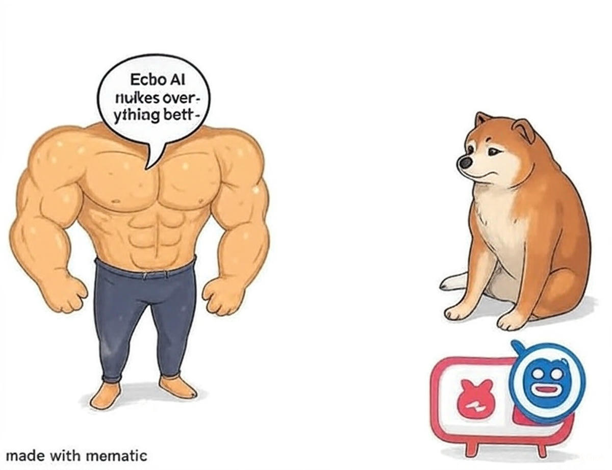 Hussain65673385's tweet image. Echo AI brings focus to the noise.
@echooagent filters the fluff, delivers what matters, and keeps you moving forward with confidence.
Smart. Calm. Reliable.

#EchoAI #FocusedFlow #AIClarity #TechThatGetsYou