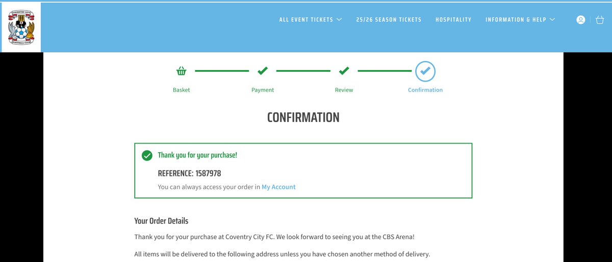 The_Daddy_Mac's tweet photo. Season ticket renewed ✅ @Coventry_City https://t.co/zgFl12fD6v