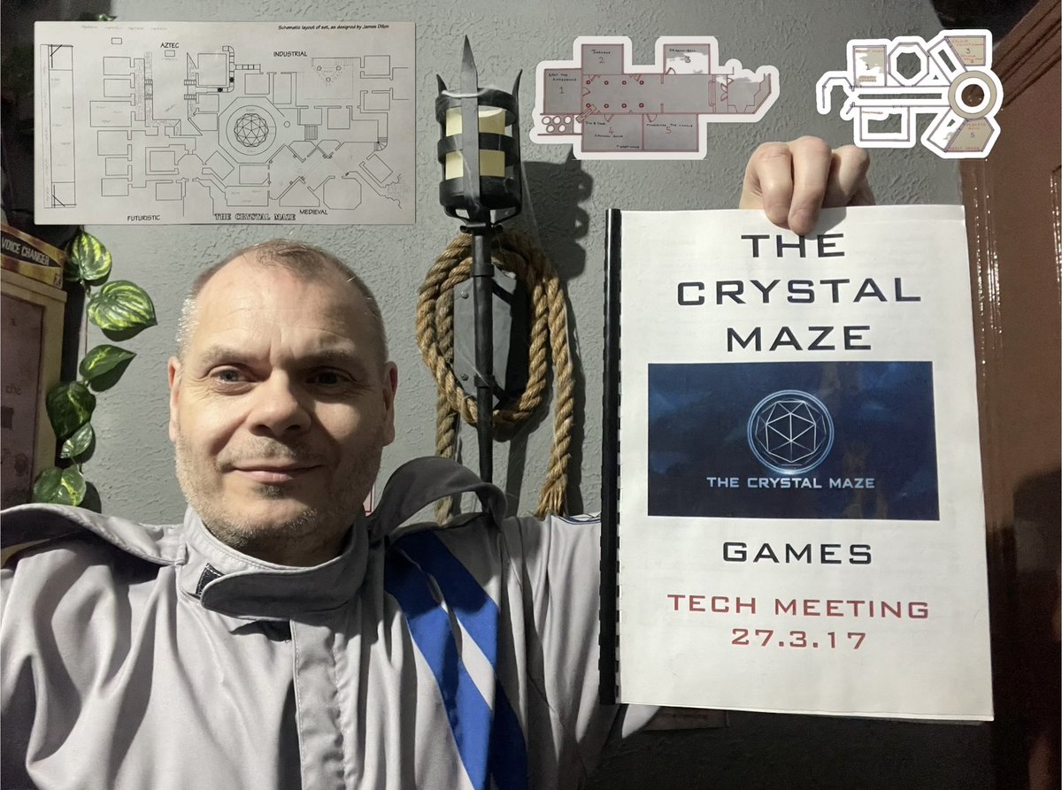 My next YouTube videos, I'll be comparing the floor plans of the original Crystal Maze to the new version. Plus we take a look at all the OFFICIAL game titles for the reboot series. #RichardAyoade #AdamConover #RebuildTheMaze