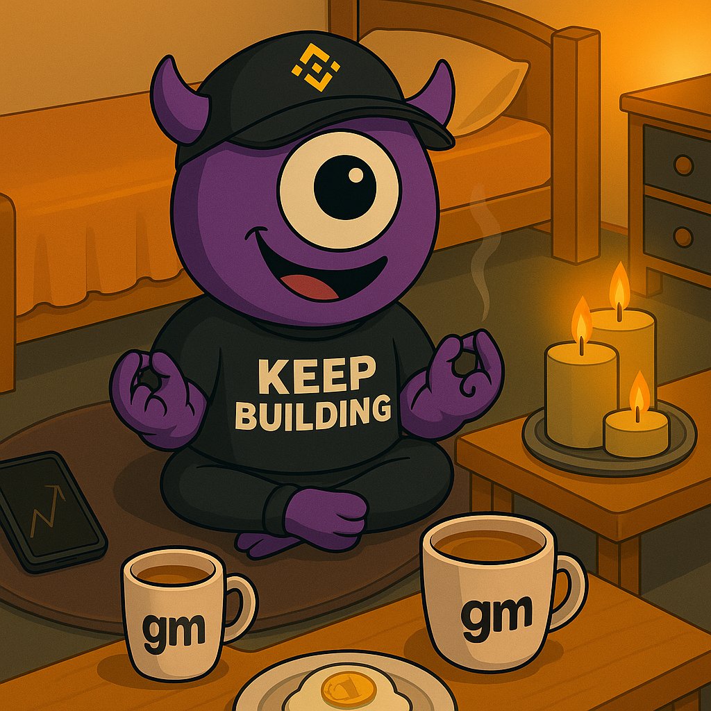 It’s the weekend.
Momo’s got the memes, mood, and morning brew.
You just focus on not burning the toast. ☕️🌞📱

#MemeToEarn #USD1 #BNBChain