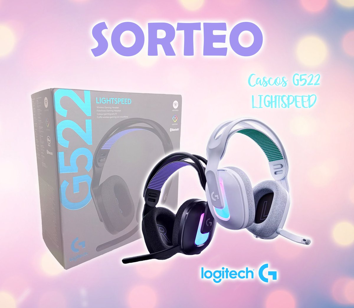 sandry_afy's tweet image. 🎁✨ SORTEO CASCOS ✨🎁

Llévate a casa los nuevos 𝐋𝐎𝐆𝐈𝐓𝐄𝐂𝐇 𝐆𝟓𝟐𝟐 𝐋𝐈𝐆𝐇𝐓𝐒𝐏𝐄𝐄𝐃! 🎧

➡ Seguir a @sandry_afy y @LogitechG_ES 
➡ Like + RT al tweet

Hasta el 14 de Junio 🗓
España Península y Baleares 🌎
Mucha Suerte! 🥰

#G522 #G522LIGHTSPEED #LogitechGPartner
