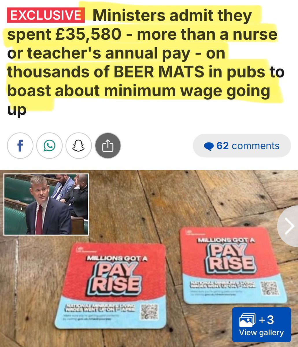 LABOUR - Spent £35,000 of tax payers money on producing beer mats to advertise how great they are 🤡