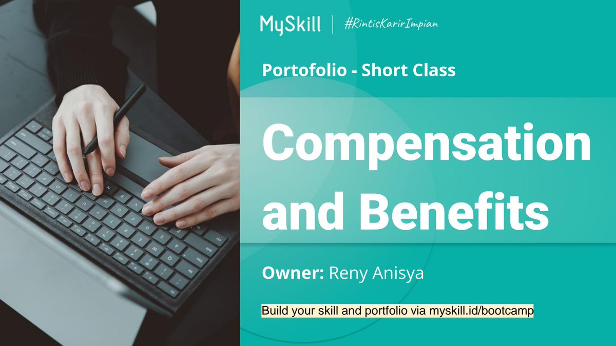 anisya_reny's tweet photo. Upgrade skill dengan join free short class "human resource" tentang compensation and benefit di @myskill_id #learnatmyskill https://t.co/MjUOQfX9iY