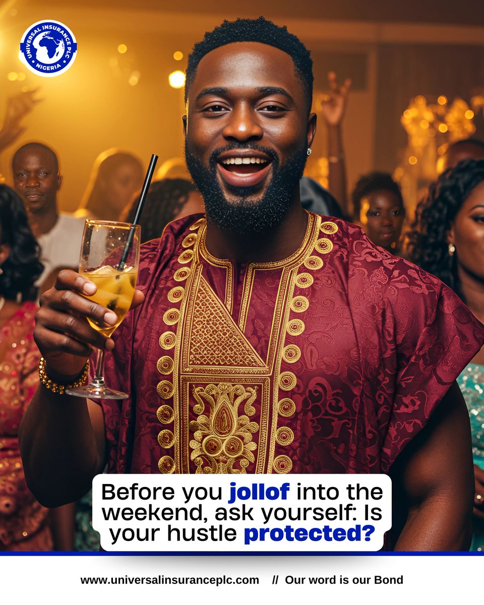 uinsuranceplc's tweet image. Is your family, hustle, shop, or ride protected? Trust Universal Insurance Plc for top-notch insurance solutions that doesn't break the bank. Cheers 🍾

Visit our website for your insurance needs:
universalinsuranceplc.com 

#WeekendReady #PeaceOfMind #universalinsuranceplc
