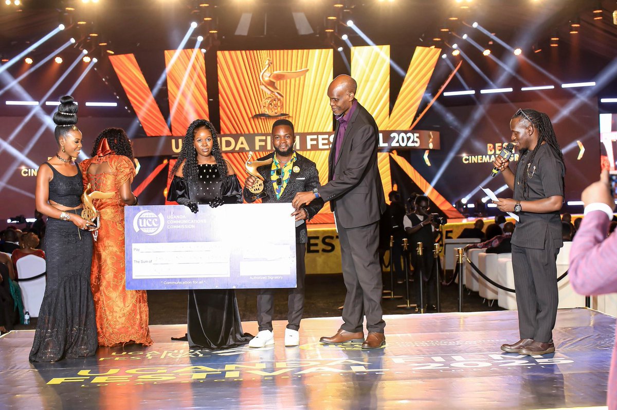 CanaanArinda0's tweet photo. The #UFF2025 winners were unveiled last night and what a night it was! Nkinzi, masterfully directed by Aidah Nalubowa and Rehema, walked away with Best Feature Film.
The film scene lit up with excitement, with fans and critics https://t.co/1Um6P3wZWp