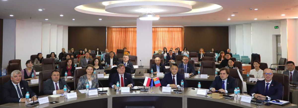 GCessak's tweet photo. I had an honor to participate as a speaker in the international conference “Mongolia and the European Union – Perspective of the Polish Presidency in the Council of the European Union”, organized by the Embassy of the Republic of Poland @PLinMongolia in Ulaanbaatar and the National University of Mongolia.

During my presentation, titled “EU Presidency as a tool for strengthening cooperation in health protection”, I highlighted the key role the Presidency of the Council of the European Union plays in shaping EU health policies. I also outlined Poland’s health-related priorities of the Presidency in 2025, including:

🔹 Digital transformation of healthcare – with initiatives such as the planned implementation of electronic product information (ePIL) and the discussion on the harmonisation of the  cybersecurity regulations for medical devices across EU Member States,
🔹 Mental health of children and adolescents – a pressing issue that requires coordinated preventive strategies and stronger international cooperation,
🔹 Health promotion and disease prevention – aiming to strengthen public health through the exchange of best practices and effective prevention programs across the EU.

I also emphasized the importance of strengthening the resilience of the EU’s supply chain for medicines, highlighting initiatives such as the creation of the European Critical Medicines Alliance and the implementation of the Critical Medicines Act.

I strongly believe that joint European action, guided by solidarity and shared responsibility, can make a real and lasting impact on the health and safety of our citizens.