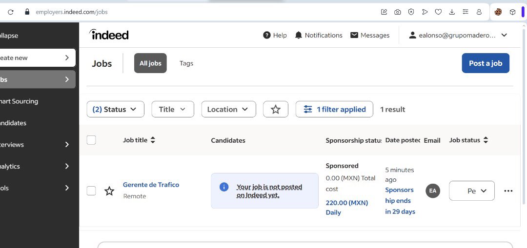 Indeed employer act available for sale