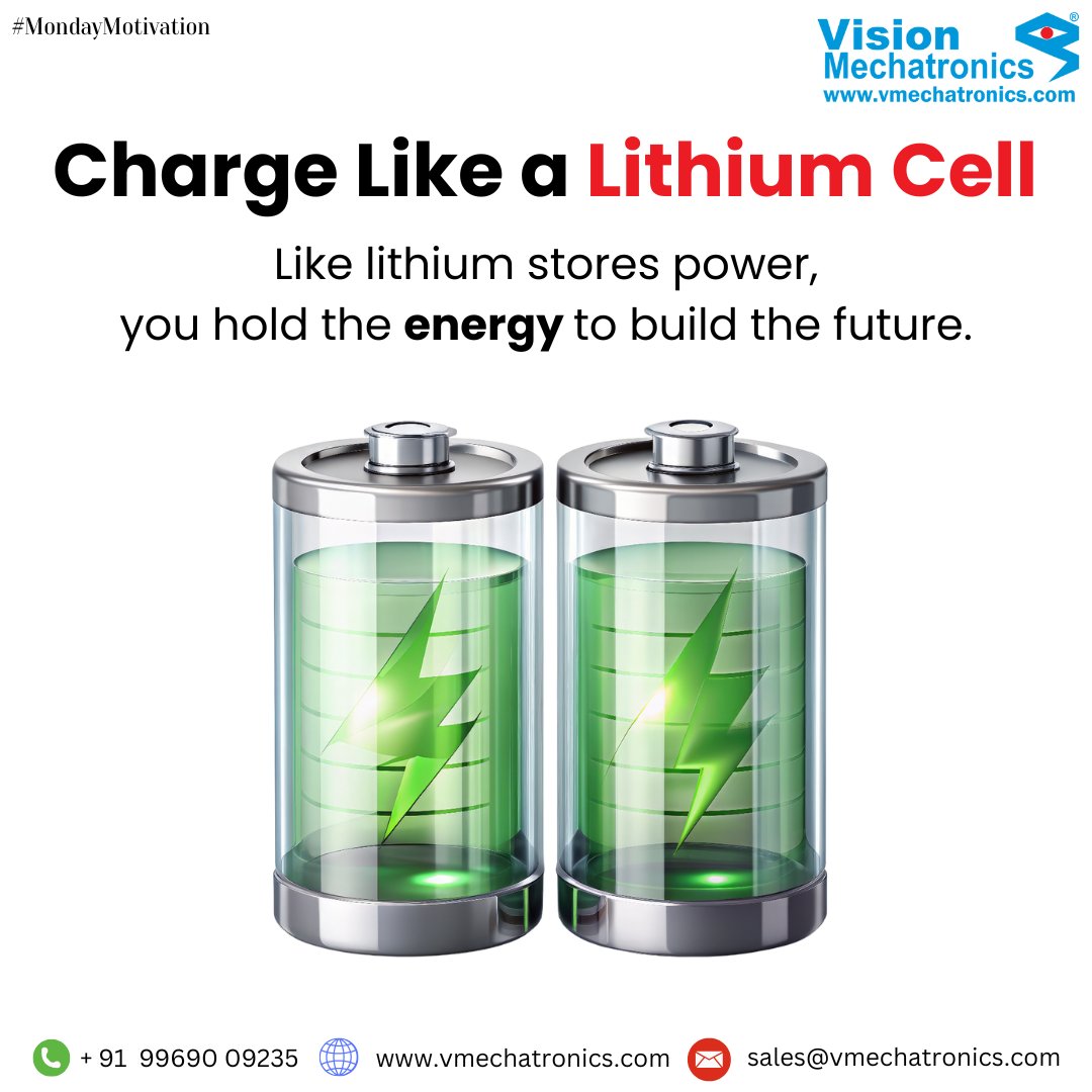 #MondayMotivation
Recharge your mindset. Store positivity. Power change.

#lithiumbattery #energytransition #cleanenergy #greenfuture #staycharged #innerpower #sustainabilitygoals