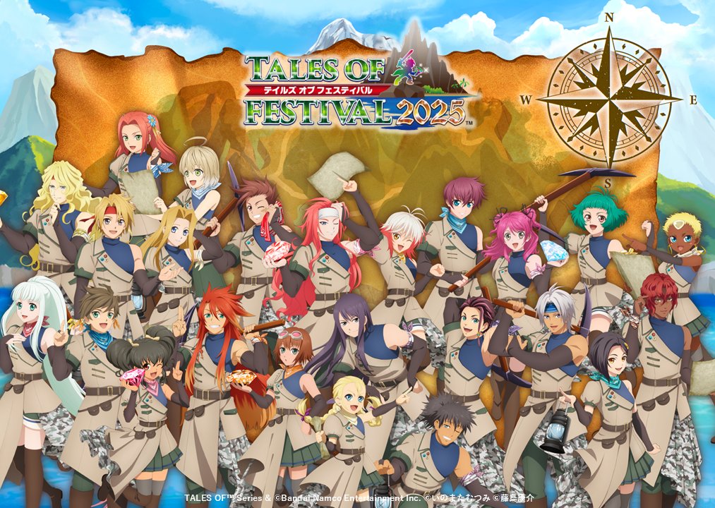 AbyssalC's tweet image. Full artwork for Tales of Festival 2025! Day One of Tales of Festival begins today!
#テイフェス2025_day1 #tof2025 #talesoffestival2025 #talesoffestival