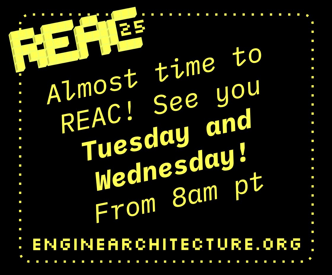 kenpex's tweet image. See you next week! enginearchitecture.org/2025.htm (Please share!)