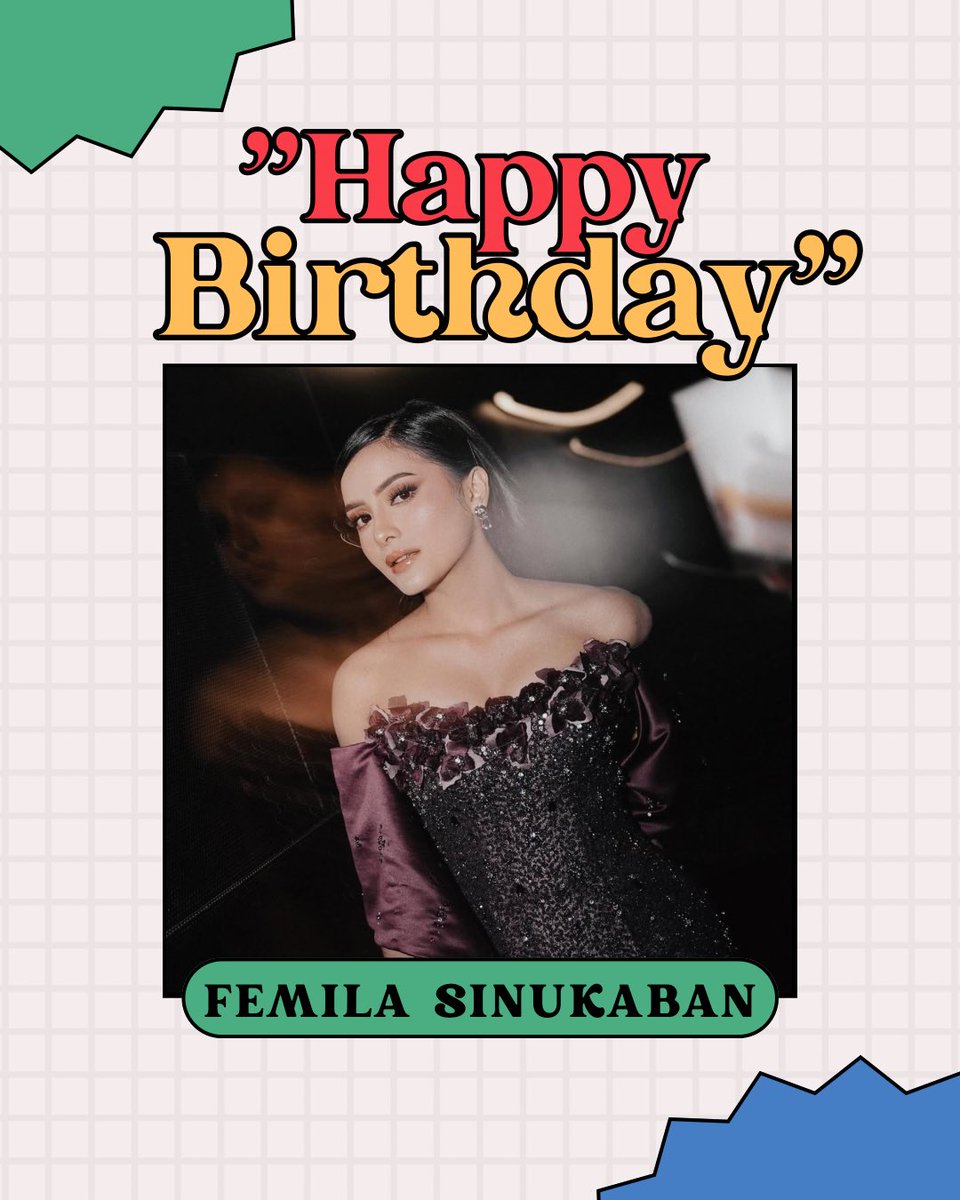 Happy Birthday Femila Sinukaban 🎂🥳🎉

#SMNTALENT
#SMNChannel
#ManagementArtist
#TalentManagement