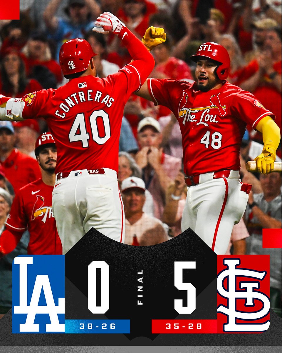 The <a href="/Cardinals/">St. Louis Cardinals</a> open the series with a shutout victory over the Dodgers.