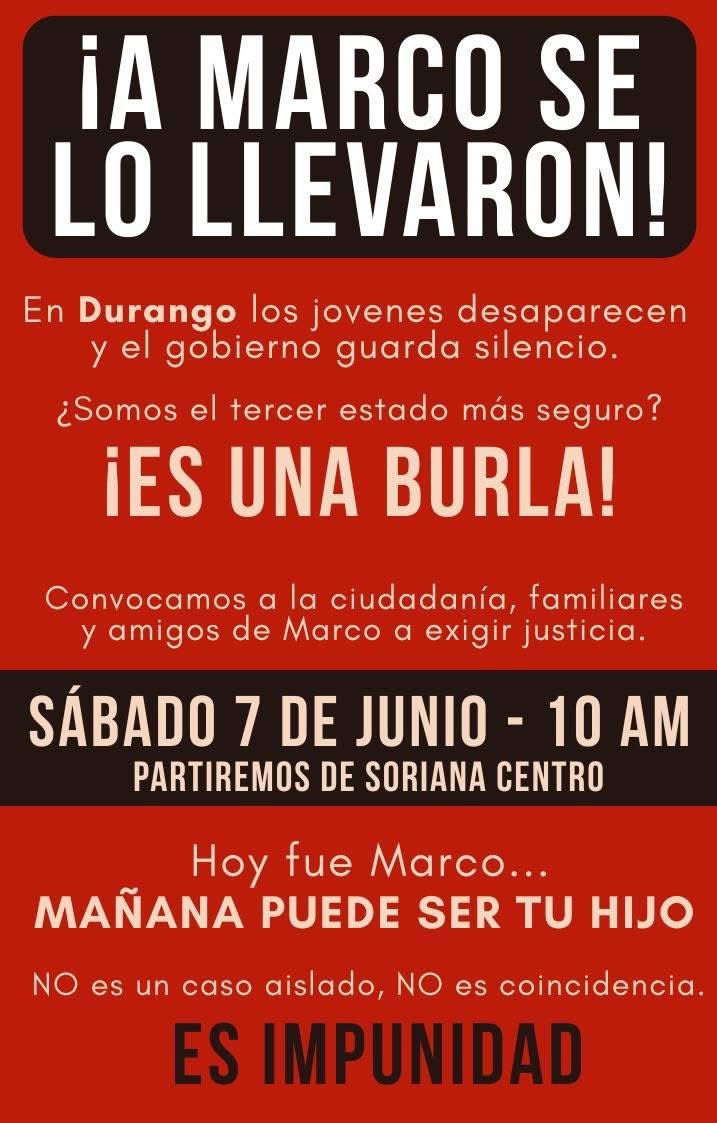 #Durango || Marcha por los desaparecidos.