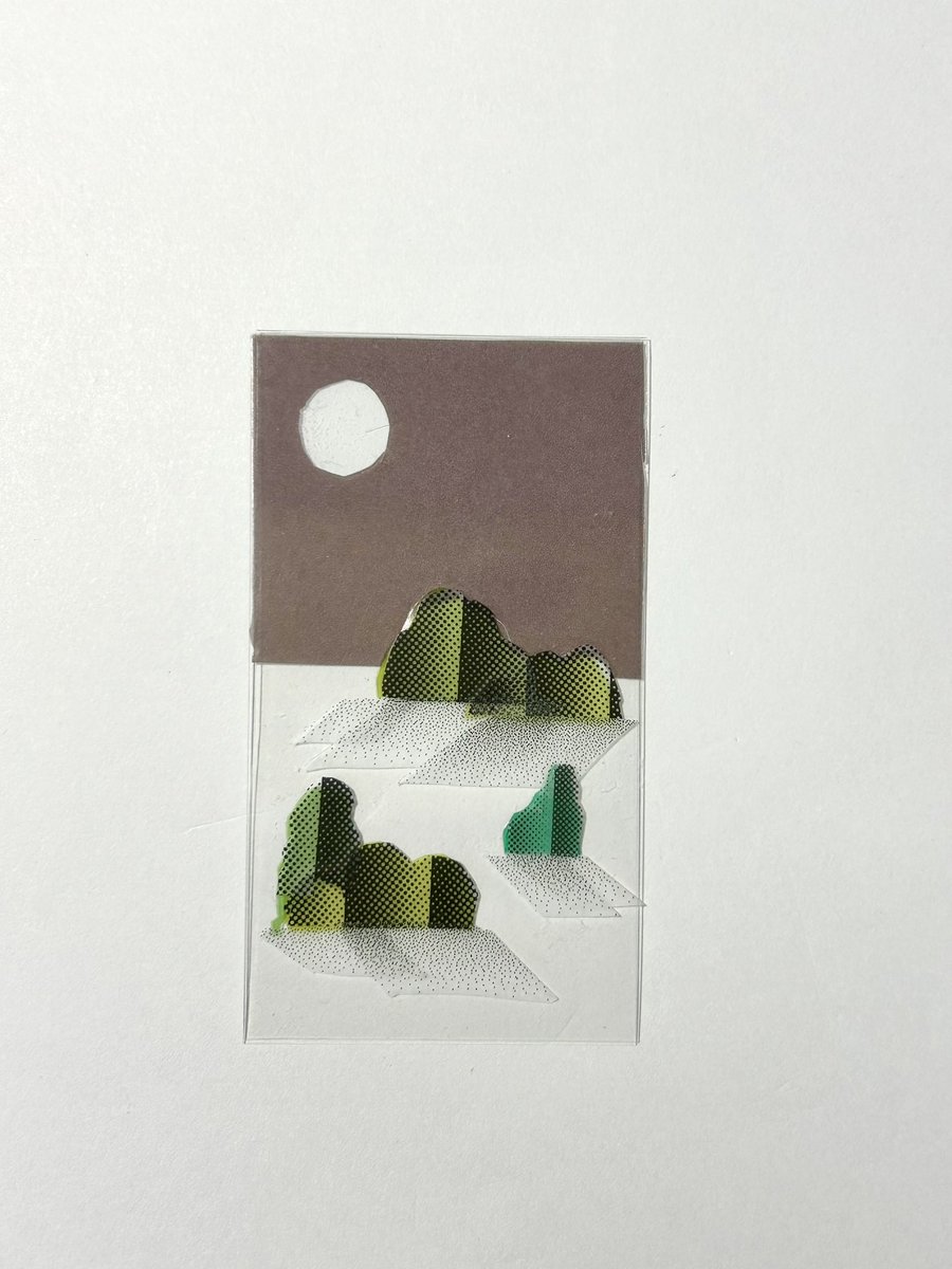 ondo online week.
ハメパチxドローイング企画に参加しております！
作品はカラーオーバーレイの上に、透明フィルムにスクリーントーンで描いた絵を重ねてアクリルのフレームにハメ＆パチされています。

ぜひご覧下さい！
ondo onlinestore
ondo-store.net