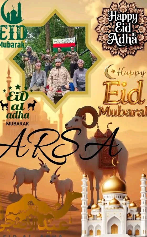 Eid Mubarak to the Arsa Mujahideen from me.
#RohingyaNews #islam #hilights Mohammod Anos