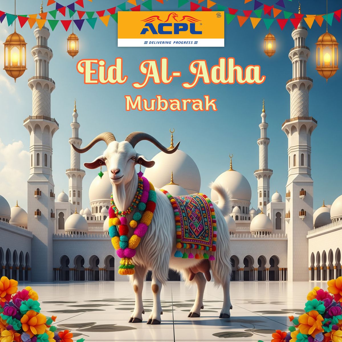 AvinashCargo's tweet image. Wishing you and your family a joyful and blessed Eid al-Adha.

#ACPL #DeliveringProgress #LogisticsPartner