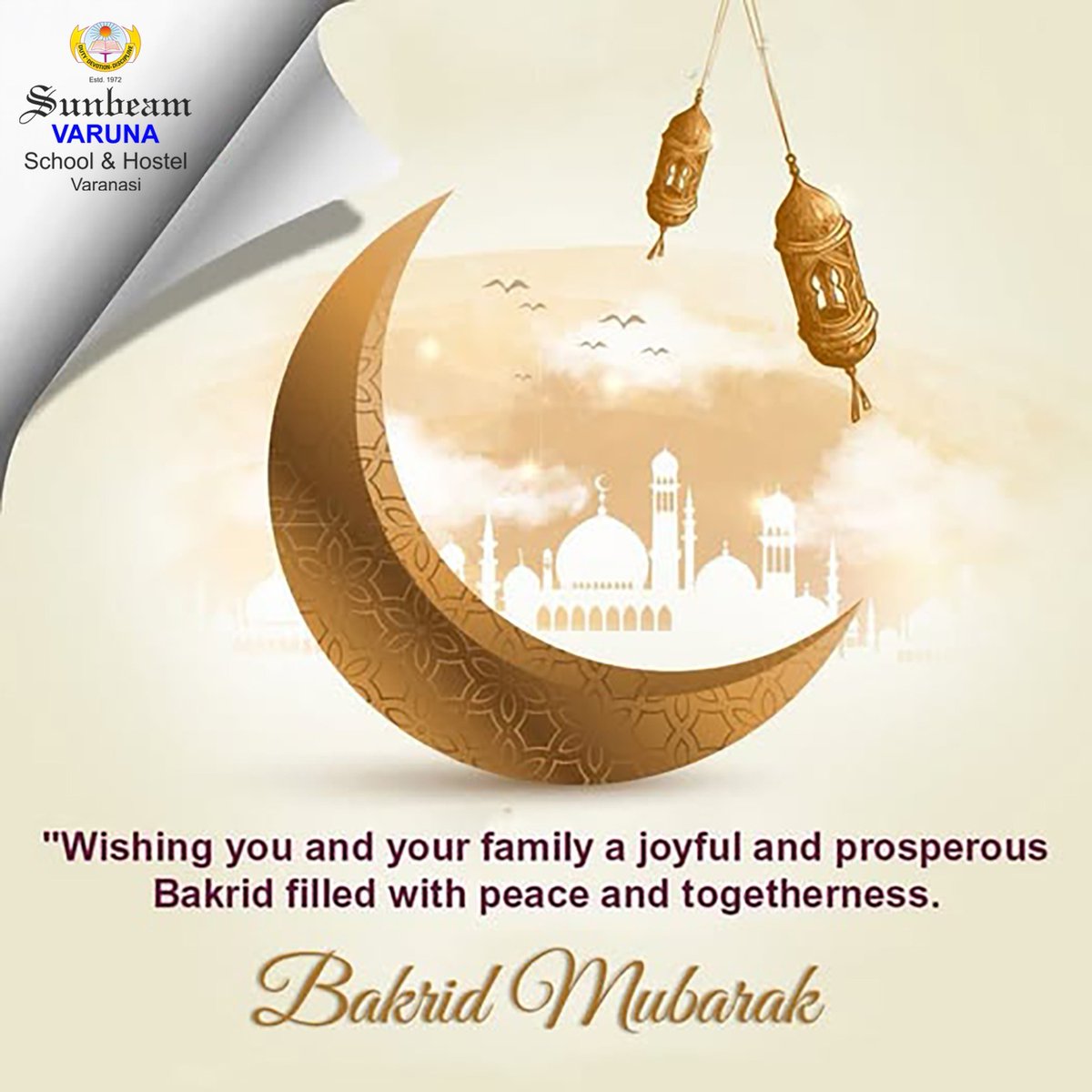 SchoolVaruna's tweet photo. Wishing you a joyous and blessed Bakrid filled with love, peace, and delicious feasts. May this special day bring happiness to you and your loved ones.
.
.
#Bakrid #blessings #no1cbseschoolinvaranasi #sunbeamvaruna https://t.co/ev85JoPMSF
