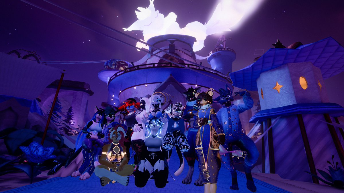 Whyz_Art's tweet image. Cute pic i took with some of my friends!! 🖤🤍🤍🖤
#FuralitySomna
