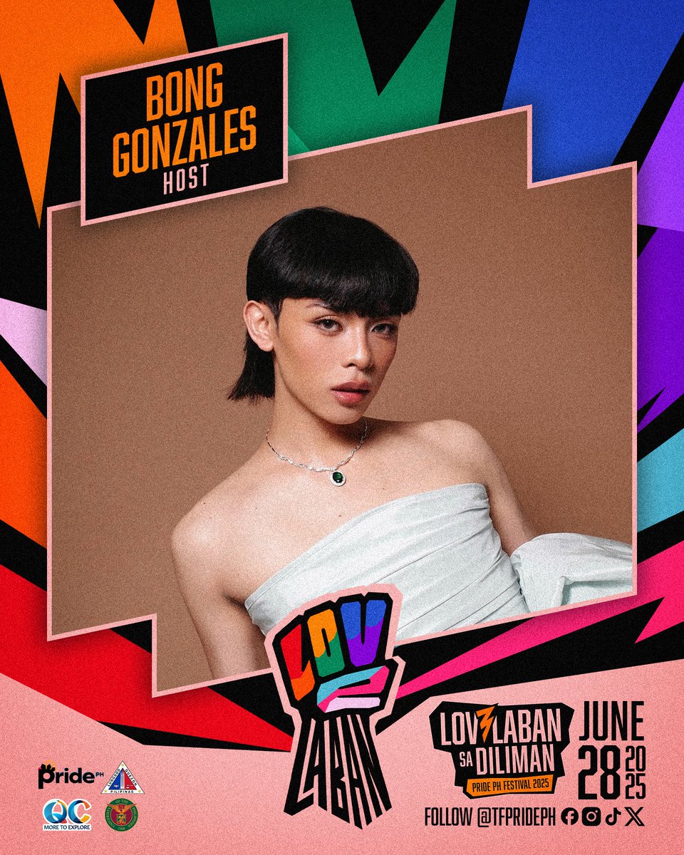 tfpridePH's tweet photo. Simulan na natin ang puksaan!

⚡️Your hosts for #Lov3Laban ⚡️

@maniegogo
@ItsACsLife
@_AteDick
@bonggonzales_

June 28, 2025
UP Diliman
#Lov3Laban #PuksaanSaDiliman #PridePH https://t.co/WEbimXUcSy