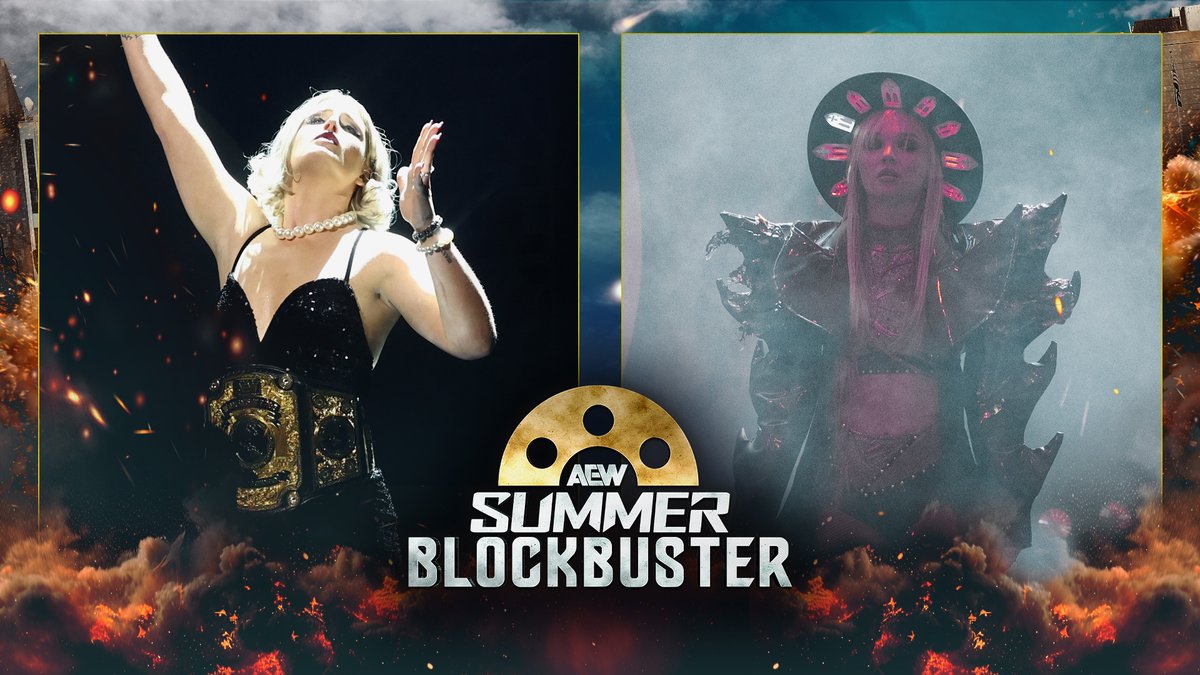 This Wednesday, 6/11
#AEWSummerBlockbuster
4-Hours
LIVE, 8/7c on TBS + MAX

Toni Storm vs Julia Hart
Mercedes Moné on commentary

Before #AEWAllInTexas, TBS Champ <a href="/MercedesVarnado/">Último Moné</a> will be ringside as Women's World Champion Timeless Toni Storm faces <a href="/TheJuliaHart/">julia hart</a> 1-on-1 WEDNESDAY!