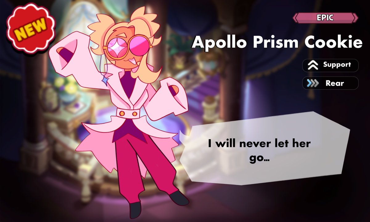 Been super obsessed with CRK and woke up super early to order an Apollo plush of <a href="/ActuallyRea/">June</a>, decided to turn him into a cookie to celebrate his release into the physical realm, not sure if it’s normal to tag people in this sort of thing!