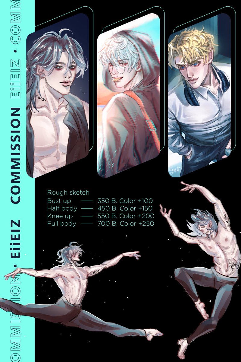 eii_eiz's tweet image. Pls rt 🔄

แวะมาเปิดคมช.ค่า🤲💖💕 สามารถทักมาสอบถาม/อุดหนุนนักวาดตะน้อยได้นะคะ💕💝

#eiieiz_commission
#Commission #commissionopen #คอมมิชชั่น #รับวาดรูป #commissionTH #คมชโฮมุ้