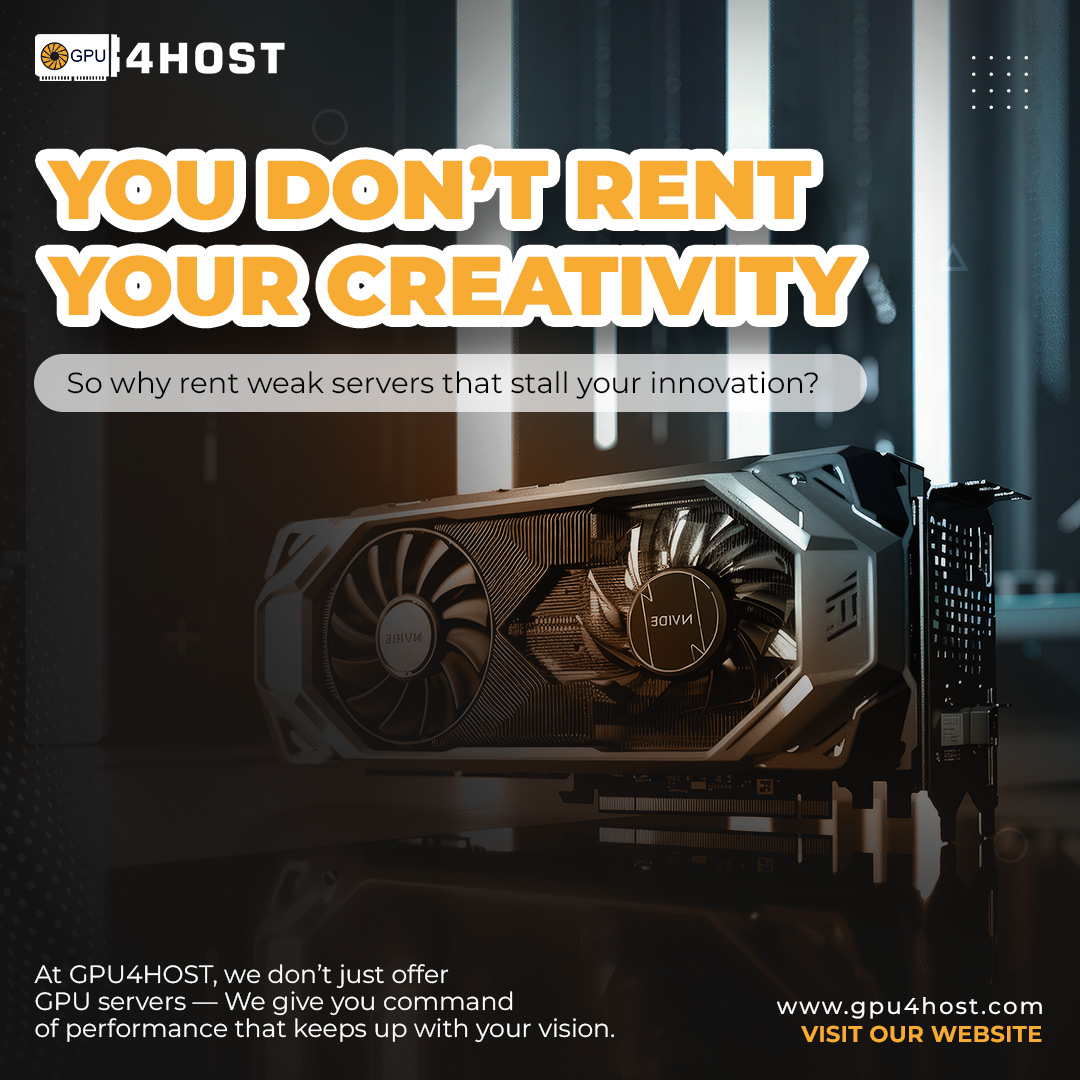 Gpu4Host's tweet image. Innovators deserve more than average.
When your work pushes boundaries in AI, design, or scientific computing — your infrastructure should never be a bottleneck.

#gpu4host #server #Vecinos5J #LetsGoOilers #thomaskong #artificialintelligence #hosting #gpuserver