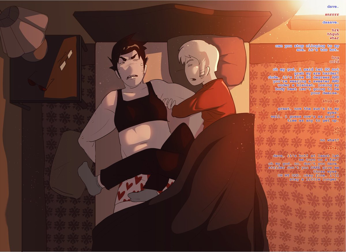 MelissaTitanium's tweet photo. #pepsicolasummer #johndave #homestuck
> IM LATE I HATE EVERYTHING. whatever... better late than never. this one's a little dumb because i suck at backgrounds that aren't natural so i hope it's okay. https://t.co/m1wFOJGsDG