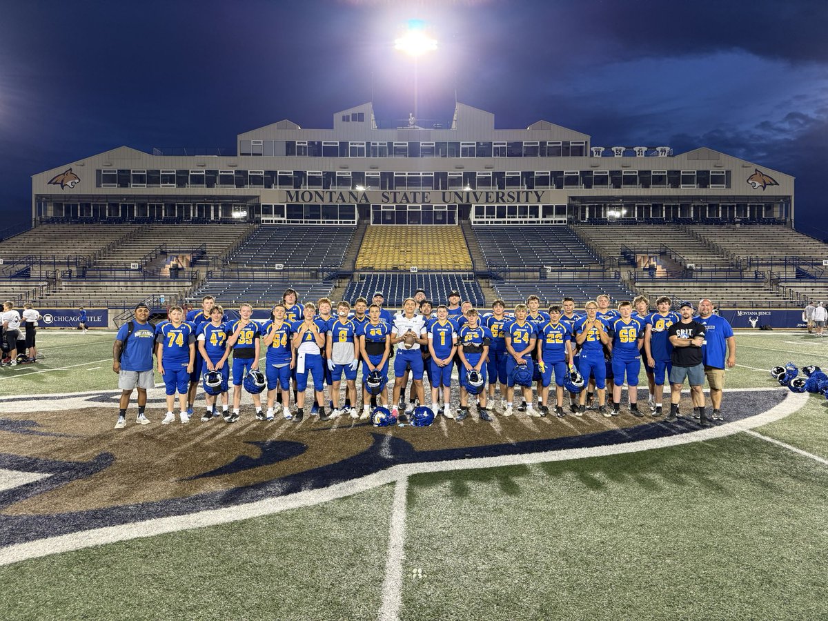 Day 2 at MSU camp! 🏈

<a href="/BlueGoldcamps/">Montana State Blue & Gold Football Camps</a>