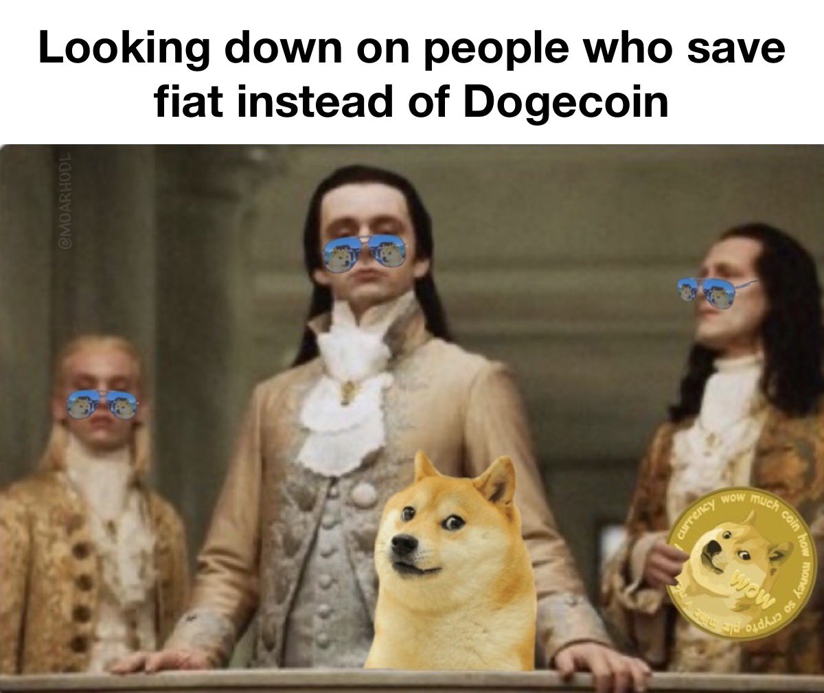 I don’t have a fiat savings. I prefer to hodl Dogecoin because it is the best currency!! 💯
