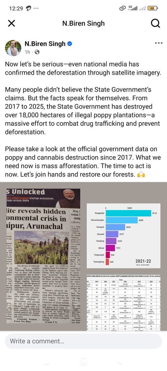 H S Benjamin Mate (@benjaminmate1) on Twitter photo Can it be mere coincidence that your family dominates Manipur's timber smuggling trade and you're waging a smear campaign against the Kuki community, while allegations of your involvement in the illicit drug trade mount? <a href="/NBirenSingh/">N. Biren Singh</a> Can it be mere coincidence that your family dominates Manipur's timber smuggling trade and you're waging a smear campaign against the Kuki community, while allegations of your involvement in the illicit drug trade mount? <a href="/NBirenSingh/">N. Biren Singh</a>