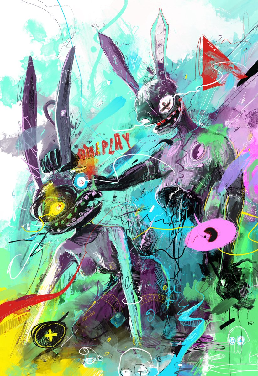 gm 🕹️ painted this after a breakup