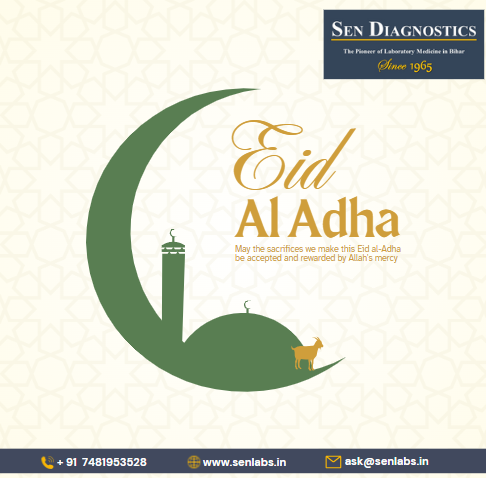 SenDiagnostics's tweet photo. Eid al-Adha Mubarak from Sen Diagnostics!
As we honor the spirit of sacrifice, compassion, and gratitude, may this Eid bring health, peace, and happiness to all.

#EidMubarak #EidAlAdha #SenDiagnostics #sendiagnostics #senlabs #patna #Bihar #DilipSen #indroneelsen #sen https://t.co/bmt1ggCij5