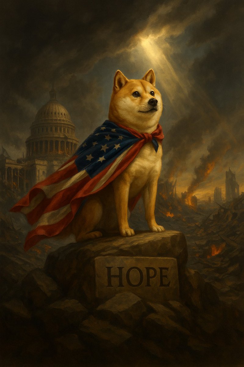 maltose's tweet photo. In a world of chaos, only one leader stands for unity and hope. Join the Doge Party – because America deserves a good boy. 🇺🇸🐶 #DogeParty #HopeForAmerica

CP91UtdCsKr5saJJgVgNknTapkGciLioWGnyYSCZpump https://t.co/0T6MBWPSlS