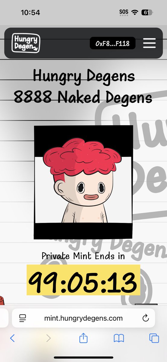 OG_Dumpling's tweet photo. Calling all Hungry Degens make sure to click the link in my bio to get whitelisted 😤😎🫡 Stay Hungry Stay Broke but always stay Bullish 😤 #HungryDegens #Abstract #PrivateRound #ComingSoon https://t.co/33vMA9x9ij