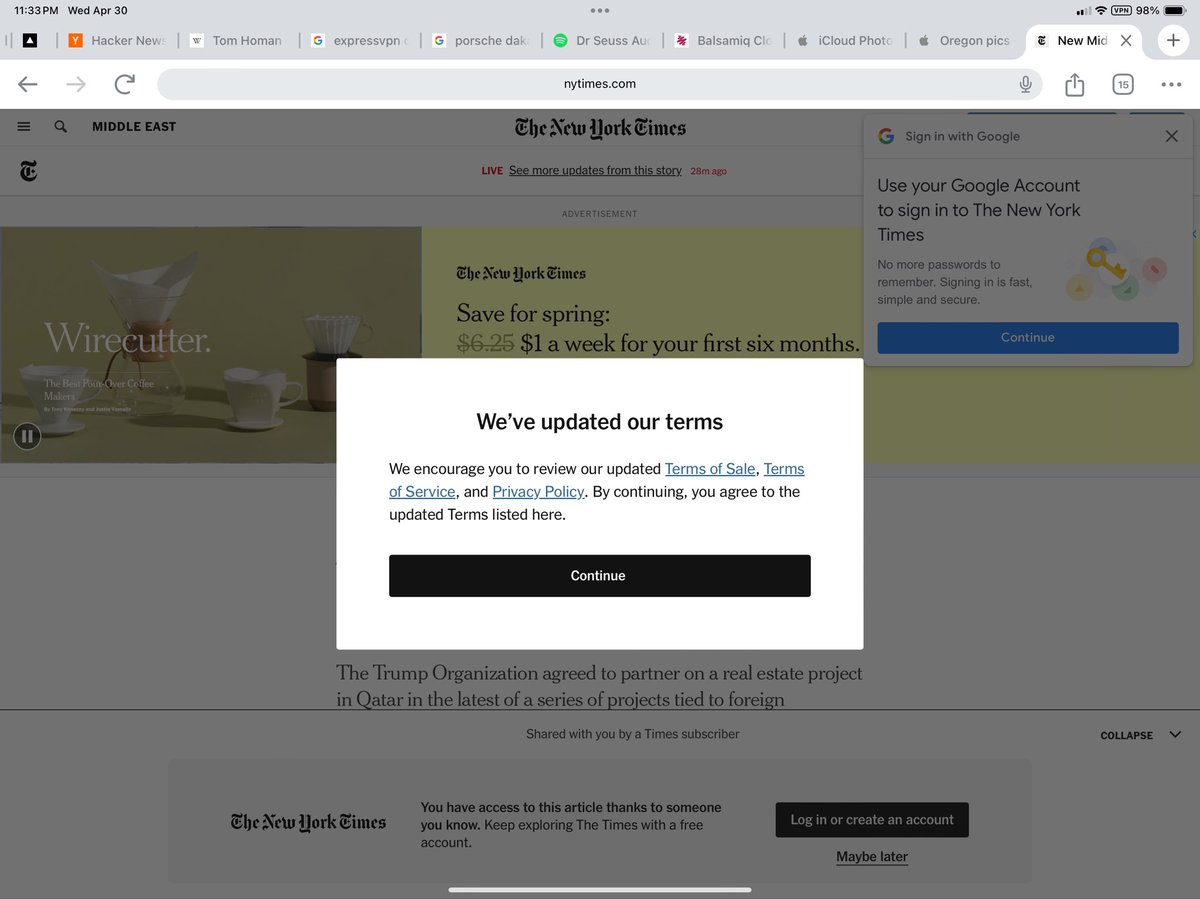 ninepixelgrid's tweet image. episode 2 of cory ranting about website ux:
the one where &lt;5% of the content on the screen is what i visited for. and it requires 3 taps just to see that much.