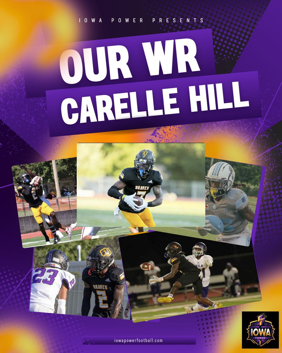 Iowa_Power's tweet image. Relentless drive. Next-level focus. Meet Carelle, the spark behind the storm. ⚡️
#IowaPower #ArenaBaller #MeetTheSquad #ArenaAction #PowerPride #AllIn #GameReady #GridironGrit #FootballBeast #IndoorLeague