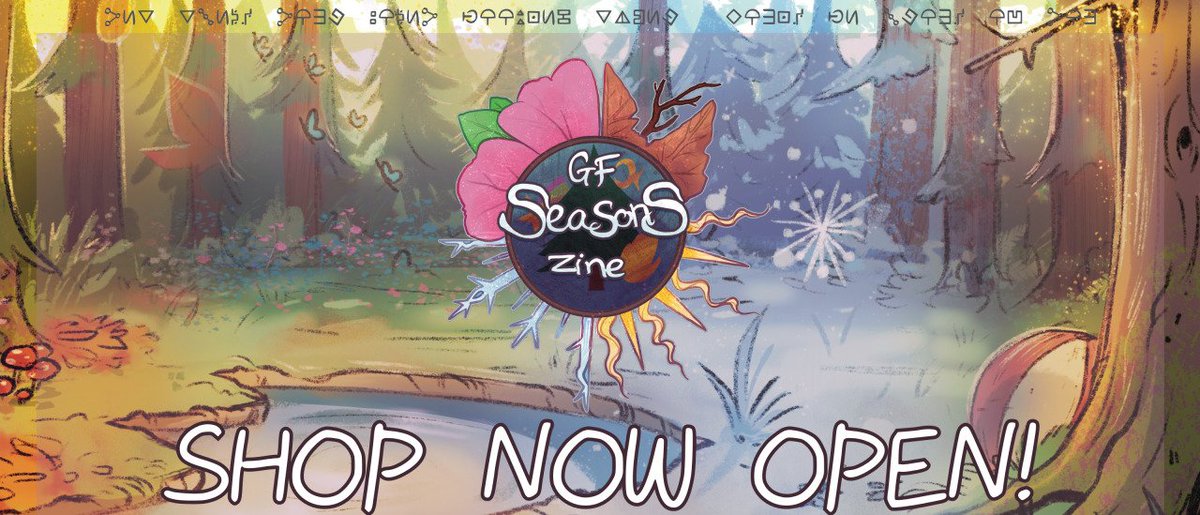 That's right! The leftover shop is now open, so if you want to check it out, please visit us here: 
gfseasonszine.bigcartel.com

Physical items are limited, but digital ones are not!  Thank you so much for your support! #gravityfalls
#fanzine