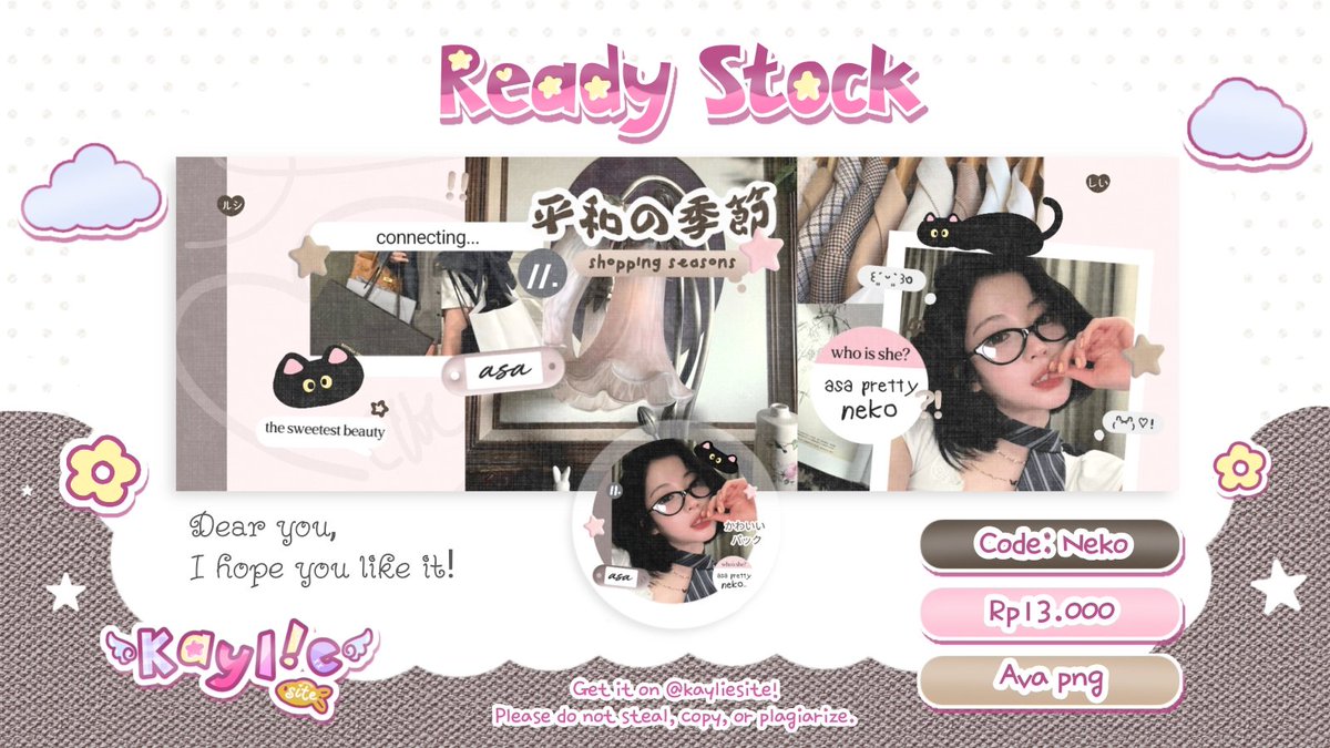 samhanit's tweet image. 🎧🎀 . . help repost pls? thanks! 𓈒 ۫  ◡

hey-Oo! Aku ada layout rs asa baemon foto terbaru ★ prici tertera di pic, bisa take di DM @kayliesite yaaa 💬🐈‍⬛️

#zonauang