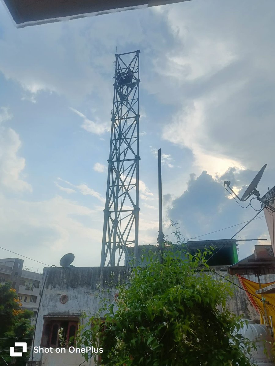 <a href="/vizagcitypolice/">VizagCityPolice</a> Sir(s), there is huge mobile tower setup in residential area and next to our building without any consent of ours ! This will pose health hazard ! Akkayapalem 80ft road next to 44-36-13/7, OPP cera showroom. Please help remove this ! Thank you for your action.