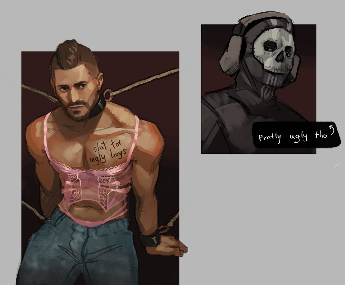 💀🧼🫧
Ooh, I love my ugly boy
 So rough and tough
 Don't care about anything but me
 #GhostSoap  #Ghoap