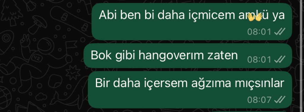 (içti) … aymayan bir gudmorninque
