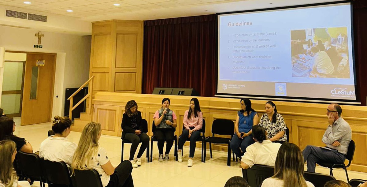 JamesCalleja7's tweet image. 📚 Schoolwide #LessonStudy 
🚌 A year-long journey involving the school leadership team, all teachers &amp;amp; learning support educators
👨‍💻 Lesson studies involving all Year 3 &amp;amp; Year 4 students &amp;amp; teachers
📕 Improving students’ Maltese comprehension
#LessonStudy #cpd #schoolimprovement
